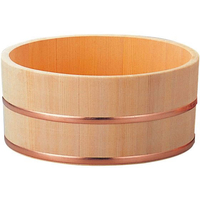 江部松商事 EBM/さわら 風呂桶 銅タガ 230×115 11-347-4 FC302LJ-3480900