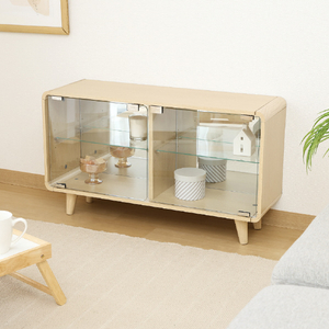 不二貿易 コレクションシェルフ クレール ワイド オークナチュラル 52295ｼｴﾙﾌﾜｲﾄﾞｵ-ｸﾅﾁﾕﾗﾙ-イメージ4