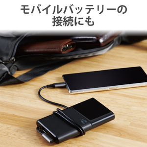 エレコム USB2．0ケーブル(認証品、C-C、L型コネクタ) 2．0m ブラック U2C-CCL20NBK-イメージ7