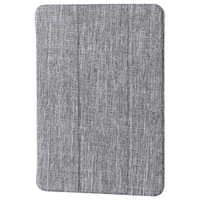 エレコム 11インチiPad Air(M3/M2)用フラップケース 薄型軽量 ファブリック 背面クリア グレー TB-A25MWVCGY