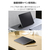 エレコム 11インチiPad Air(M3/M2)用フラップケース 薄型軽量 ファブリック 背面クリア グレー TB-A25MWVCGY-イメージ6