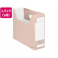 コクヨ ファイルボックス-FS〈Dタイプ〉A4ヨコ 背幅102mm ピンク 5冊 1パック(5冊) F836339-A4-LFD-P