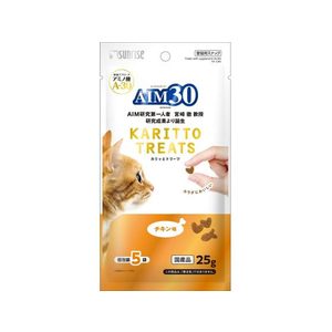 【ケース販売】サンライズ AIM30 カリッとトリーツ チキン味 5g×5袋 楽天市場】マルカン サンライズ AIM30 カリッとトリーツ チキン