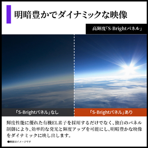 シャープ 65V型4Kチューナー内蔵4K対応有機ELテレビ AQUOS OLED 4T-65S7A-イメージ3