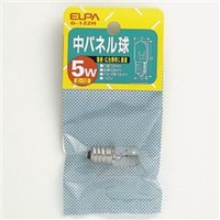 エルパ 中パネル球 E12口金 5W 1個入り G-122H