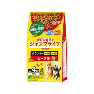 いなば Jump Life クランキー ビーフ味 140g×4袋 FC074NN-イメージ1