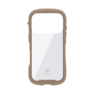 Hamee iPhone 17Pro用強化ガラスクリアケース iFace Reflection ベージュ 41-182967-イメージ1