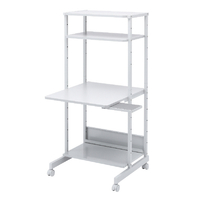 サンワサプライ パソコンラック ライトグレー RAC-EC12N2