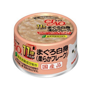 いなば CIAO 11歳からのまぐろ白身 柔らかフレーク 75g FC33799-イメージ1