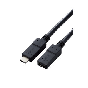 エレコム USB Type-C(TM)延長ケーブル(USB 5Gbps) 0．5m ブラック USB3-ECC05BK-イメージ8