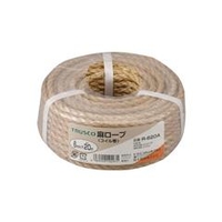 トラスコ中山 TRUSCO　麻ロープ　3つ打　線径6mmX長さ20m R-620A