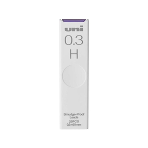 三菱鉛筆 シャープ替芯 uni(ユニ) 0.3mm H 25本 FCB9964-ULS0325H-イメージ1