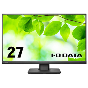 I・Oデータ 27型ワイド液晶ディスプレイ ブラック LCD-DF271EDB-F-イメージ1