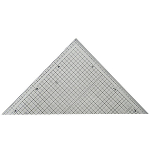 タケダ 方眼入三角定規240×2mm 5mm方眼 F859227-22-1240-イメージ2