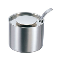 佐野製作所 18-8 ニューシュガーポット(レードル付)MR-494 FC145LC-1075800