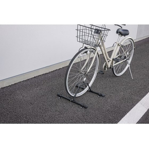 アイリスオーヤマ 自転車スタンド 1台用 ブラック FC847TA-BYS-1-R-イメージ2