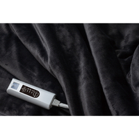 シィー・ネット CDMK306GY 電気掛敷毛布(190×130) ダークグレー