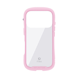 Hamee iPhone 17Pro用強化ガラスクリアケース iFace Reflection サクラピンク 41-182981-イメージ1