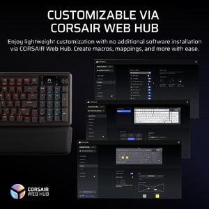 コルセア CORSAIR VANGUARD 96 WIRELESS MLX Plasma メカニカルゲーミングキーボード CHR-91F901E-JP-イメージ13