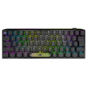 60％サイズのホットスワップ可能でワイヤレス接続に対応したゲーミングキーボード。 ●はんだ不要で軸の交換が可能なホットスワップに対応し、交換可能なMXスイッチで簡単に交換が可能です。標準でCHERRY