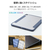 エレコム 11インチiPad Air(M3/M2) iPad Air (第5世代 2022年モデル) iPad Air (第4世代 2020年モデル)用 フラップケース 薄型軽量 カラーエッジ 背面クリア ブルーグレー TB-A25MWVFCBG-イメージ4