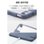 エレコム 11インチiPad Air(M3/M2) iPad Air (第5世代 2022年モデル) iPad Air (第4世代 2020年モデル)用 フラップケース 薄型軽量 カラーエッジ 背面クリア ブルーグレー TB-A25MWVFCBG-イメージ8