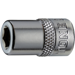 ＴＯＮＥ ソケットビットアダプター　ビットホルダーソケット　差込角６．３５ｍｍ　二面幅寸法６．３５ｍｍ TONE ビットホルダーソケット 2BT-イメージ1