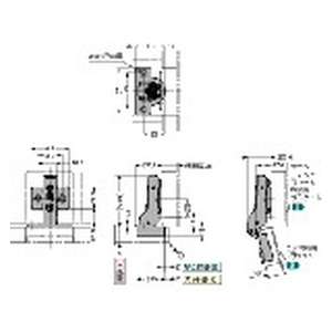 スガツネ工業 360-C26-9Tラプコン搭載 オリンピア スライドヒンジ FC090EL-1956903-イメージ4