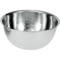 ヒロショウ chef’s bowlステンレス深型ボウル (目盛付) 21cm FCD1093-MCB-21