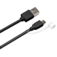 PGA 急速充電対応 micro USBケーブル ブラック PG-MQC05BK