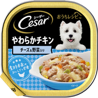 マースジャパンリミテッド シーザー おうちレシピ やわらかチキン チーズ&野菜入り(100g) ｼ-ｻﾞ-ｵｳﾁﾚｼﾋﾟﾁｷﾝﾁ-ｽﾞ