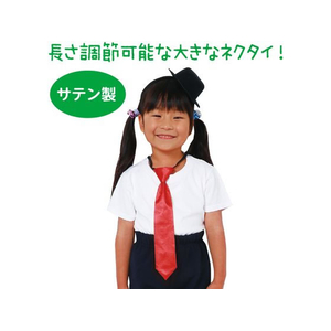 アーテック ソフトサテンネクタイ 赤 FCE049M-18850-イメージ2