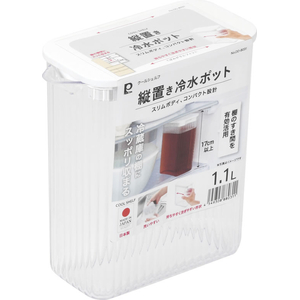 パール金属 クールシェルフ 棚置き冷水ポット 1.1L FCJ303S-DD-8031-イメージ2