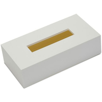 橋本達之助工芸 ティッシュBOXカラー ホワイト 1個入 FCN5876