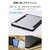 エレコム 11インチiPad Air(M3/M2) iPad Air (第5世代 2022年モデル) iPad Air (第4世代 2020年モデル)用 フラップケース 薄型軽量 カラーエッジ 背面クリア ブラック TB-A25MWVFCBK-イメージ4