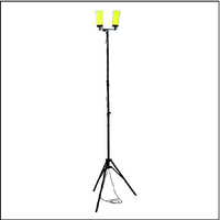 ヤザワ 2灯式スタンドパネルライト調光赤外線リモコン付 SL006ﾊﾟﾈﾙﾗｲﾄ