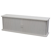 オスマック 天然木桐製カウンター上収納庫 竹製ジャバラ扉式 幅90cmハイ KTX-9029W