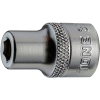 ＴＯＮＥ ソケットビットアダプター　ビットホルダーソケット　差込角９．５ｍｍ　二面幅寸法６．３５ｍｍ TONE ビットホルダーソケット 3BT