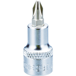 ＴＯＮＥ ソケットビットアダプター　ビットホルダーソケット　差込角９．５ｍｍ　二面幅寸法６．３５ｍｍ TONE ビットホルダーソケット 3BT-イメージ2