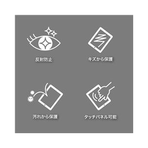 サンワサプライ iPad mini 4用液晶保護反射防止フィルム LCD-IPM4-イメージ2