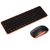 UNIQ ワイヤレスマウスキーボードセット ブラック・オレンジ MK48367GBO-イメージ1