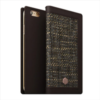 SLG Design iPhone 6s/6用ケース D5 Edition Calf Skin Leather Diary ブラウン SD4299I6