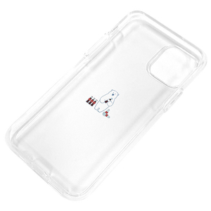 Dparks iPhone 11 Pro Max用ソフトクリアケース ミニ動物 シロクマ DS17299I65R-イメージ3