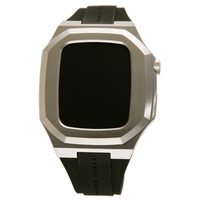 ダニエルウェリントン Apple Watch 4/5/6/SE用ケース 40mm対応 シルバー/ブラック DW01200005