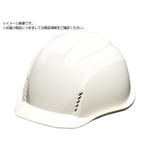 ＤＩＣ AA16-W-HB-FV-KP型ヘルメット 白AA16-HB-FV-KP-W FC492WM-8192390-イメージ1