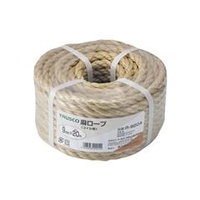 トラスコ中山 TRUSCO　麻ロープ　3つ打　線径9mmX長さ20m R-920A