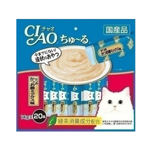 いなば CIAO ちゅーる かつお・かつお節ミックス味 14g×20P F337459-SC130-イメージ1