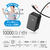 エレコム 巻き取り式ケーブル一体型モバイルバッテリー(10000mAh/45W) ブラック DE-C81L-10000BK-イメージ2