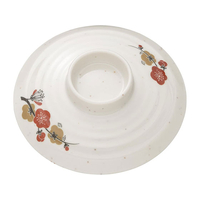 エンテック 飯椀(フタ) 元禄梅 FC72854-U-4B