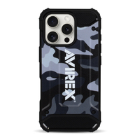 エム・ディー・シー iPhone 16 Pro用AVIREX 耐衝撃ケース/アーミータフ 迷彩 MD-75559-1